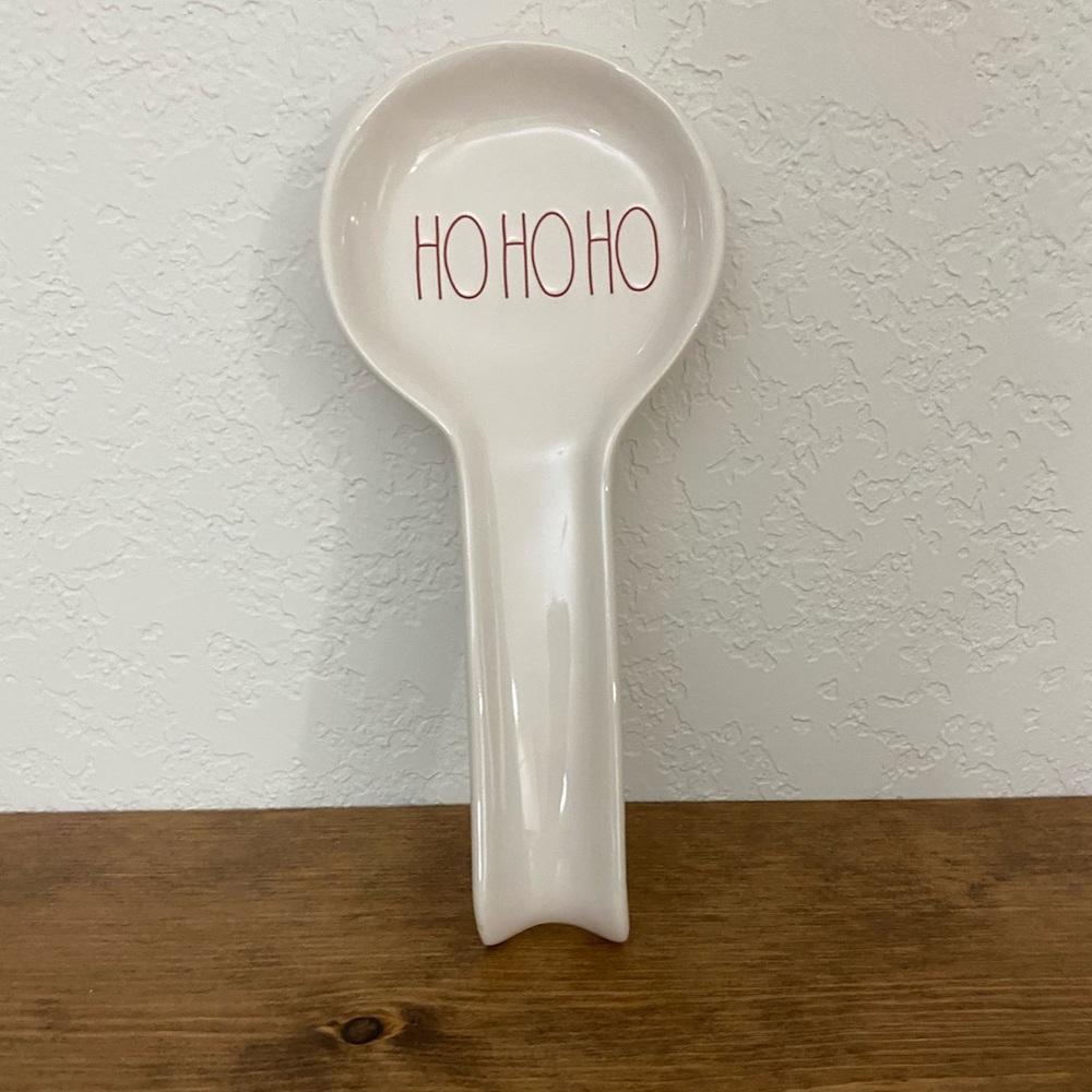 Rae Dunn “ho ho ho” spoon rest